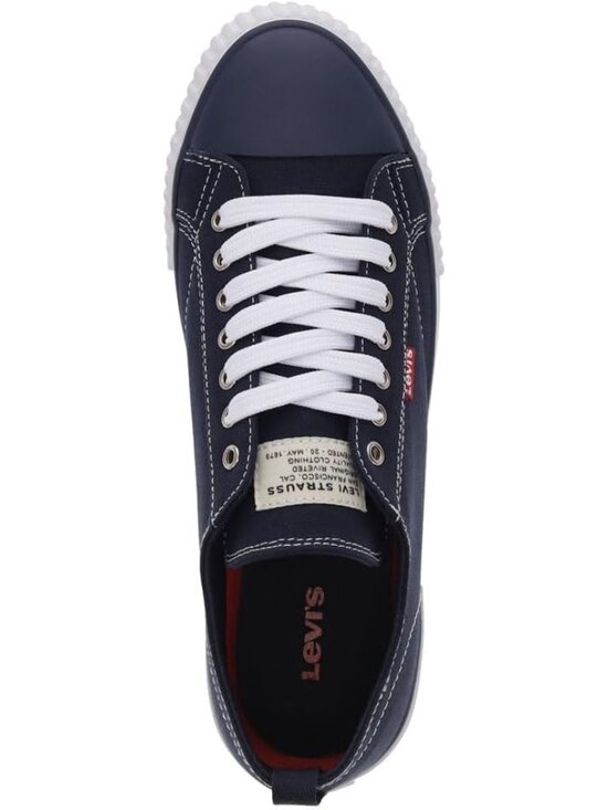 ?Mens Blue sneakers with white sole for casual use